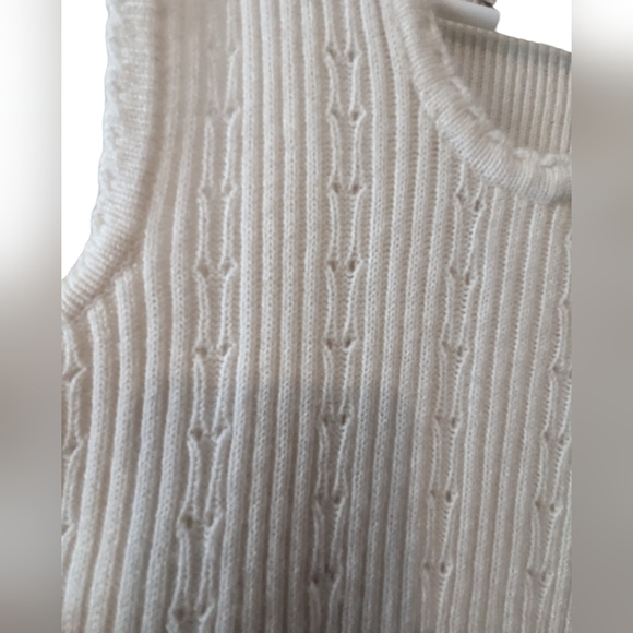 Vintage Winter White Norton's Point Sweater Size L - Picture 3 of 6